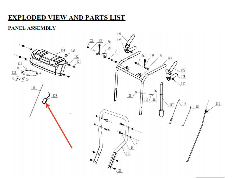 Snow Blower Parts - Battery Box, Stock #306010059
