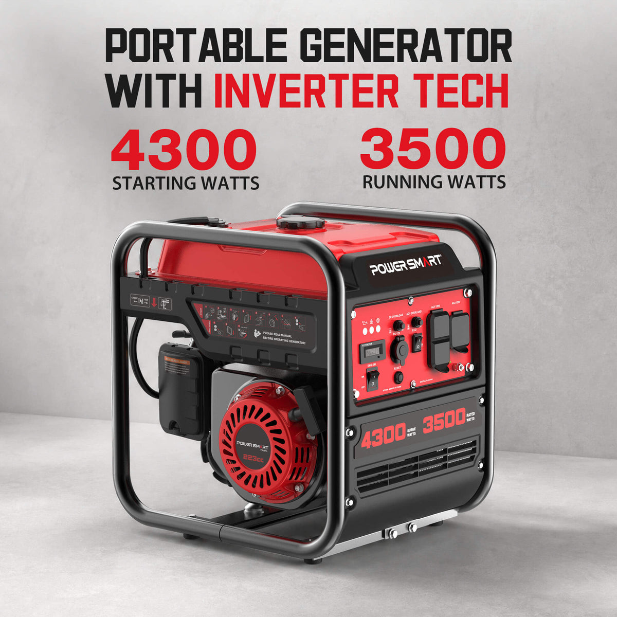 4300W Open Frame Gas Inverter Generator DB5041