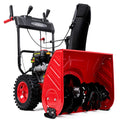 24'' 212cc Two Stage Self-Propelled Gas Snow Blower w/ Electric Start