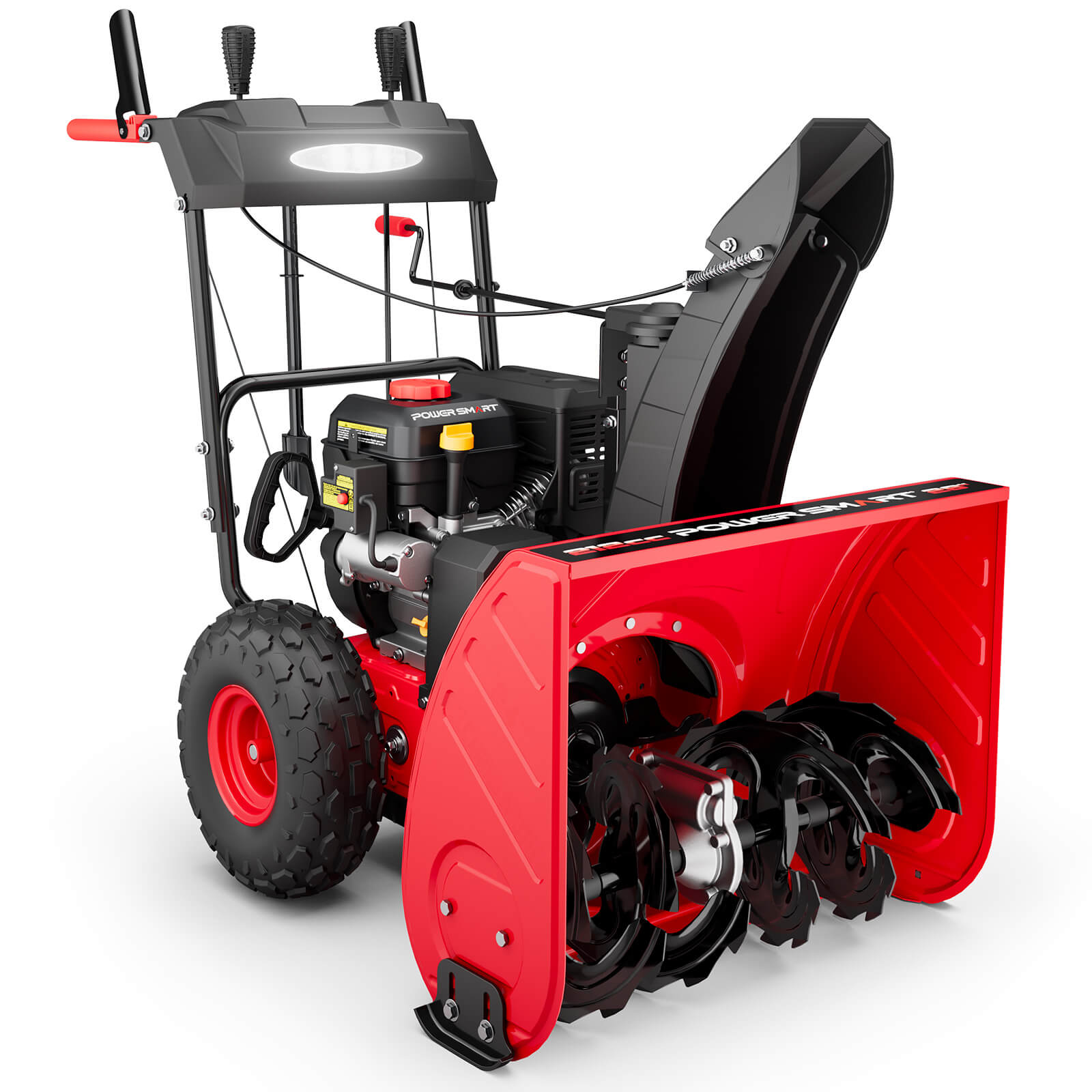 26'' 212cc Two Stage Self-Propelled Gas Snow Blower w/ Electric Start DB7126