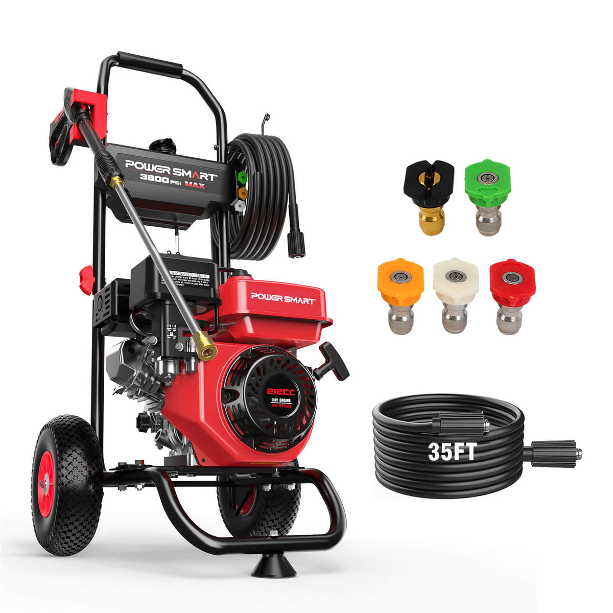 3400PSI 2.5GPM 212cc Gas Pressure Washer DL1034A