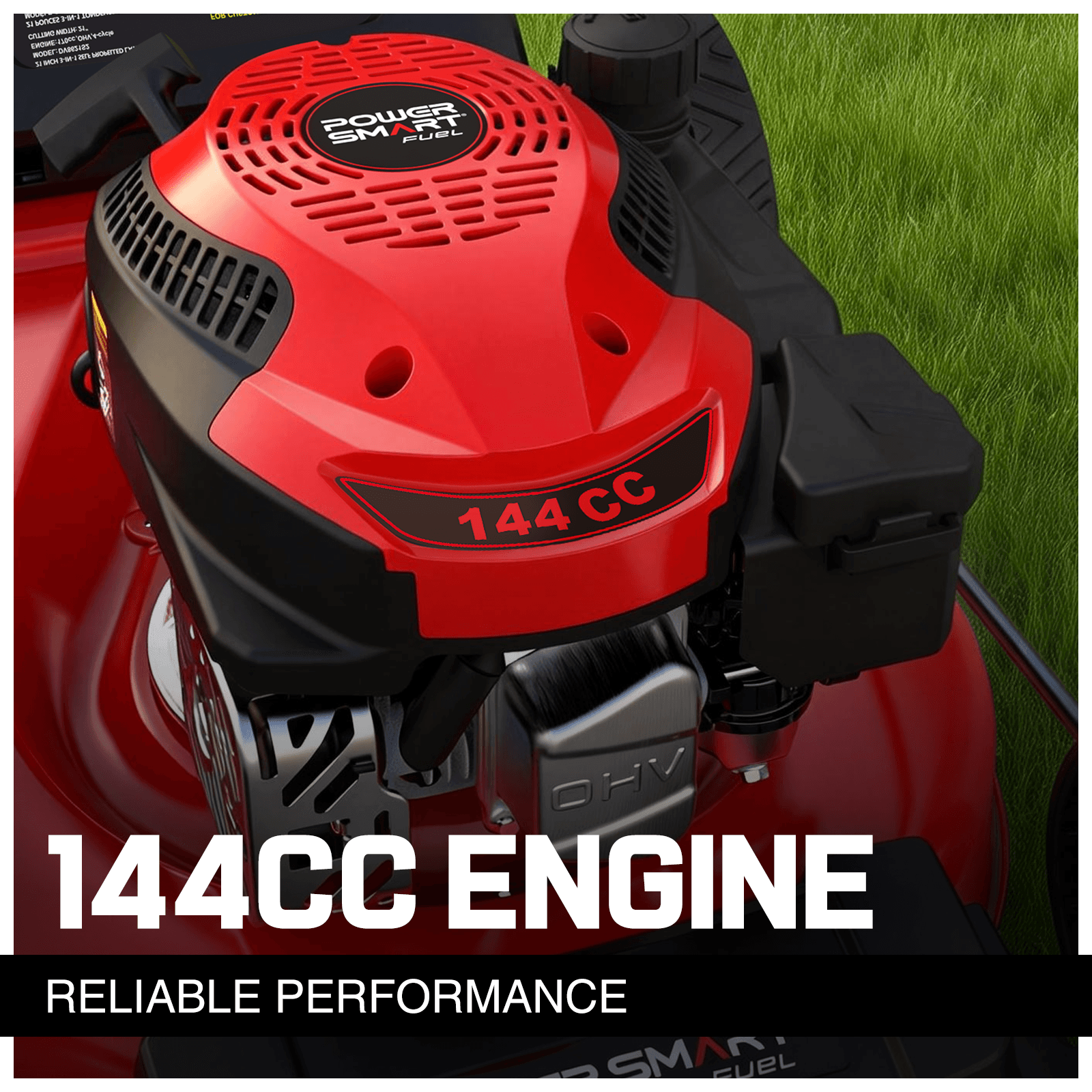 21" 144cc Gas Push 3-in-1 Lawn Mower DB8621P