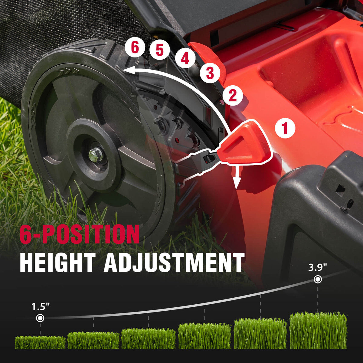 21" 144cc Gas Push 3-in-1 Lawn Mower DB8621P