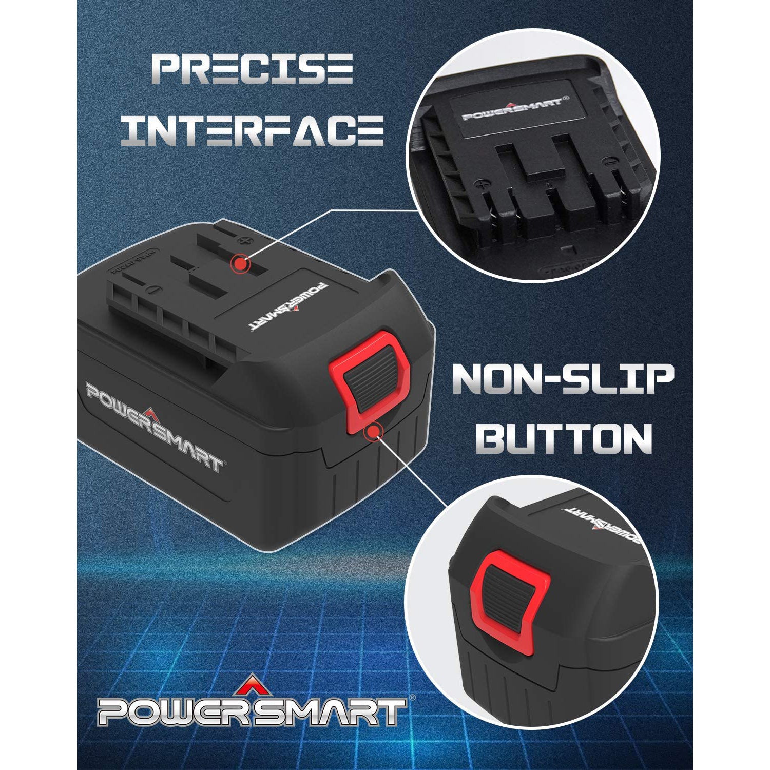 20V 2.0Ah Lithium-Ion Replacement Battery PS76020B