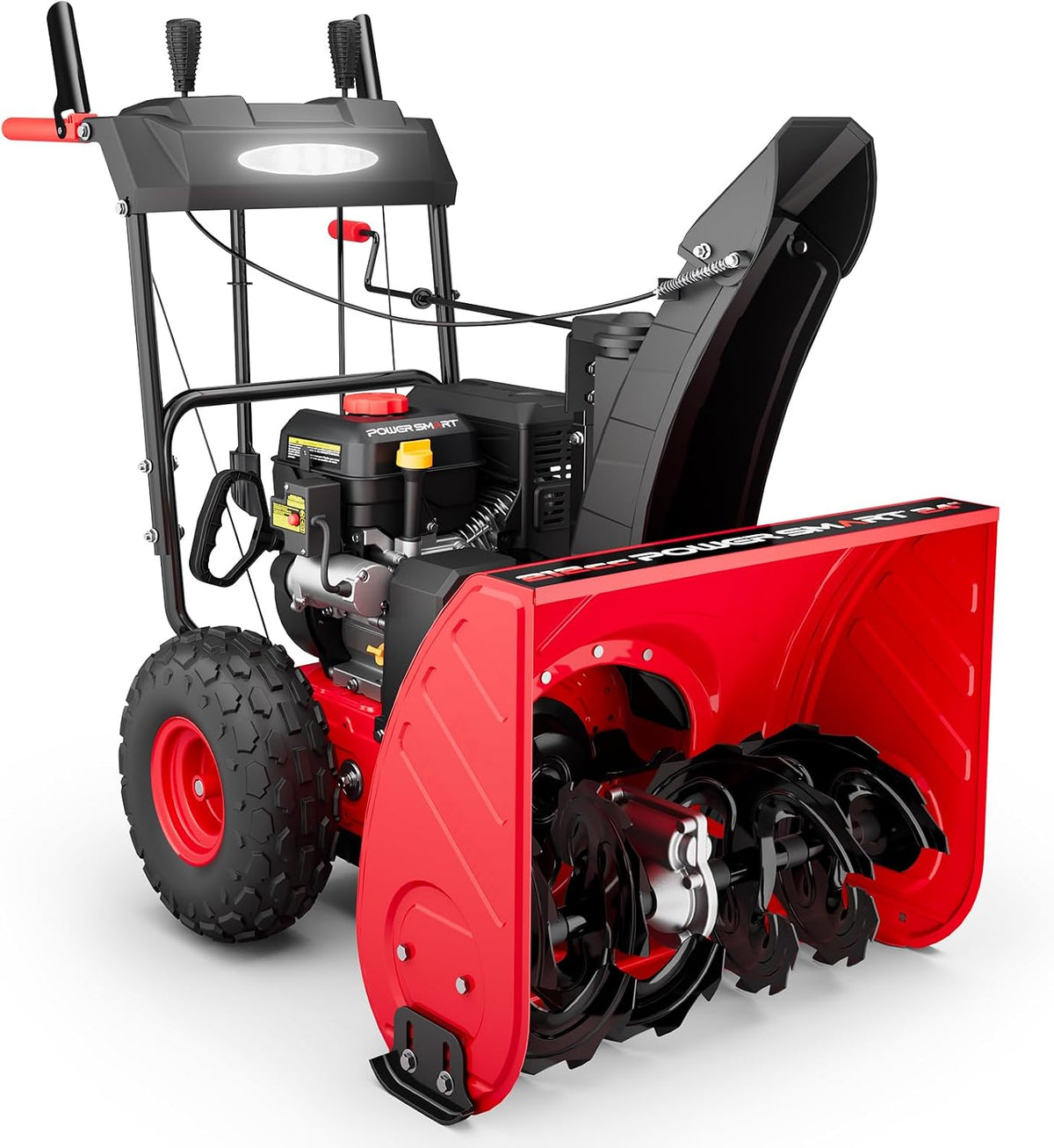 26'' 252cc Two Stage Self-Propelled Gas Snow Blower w/ Electric Start