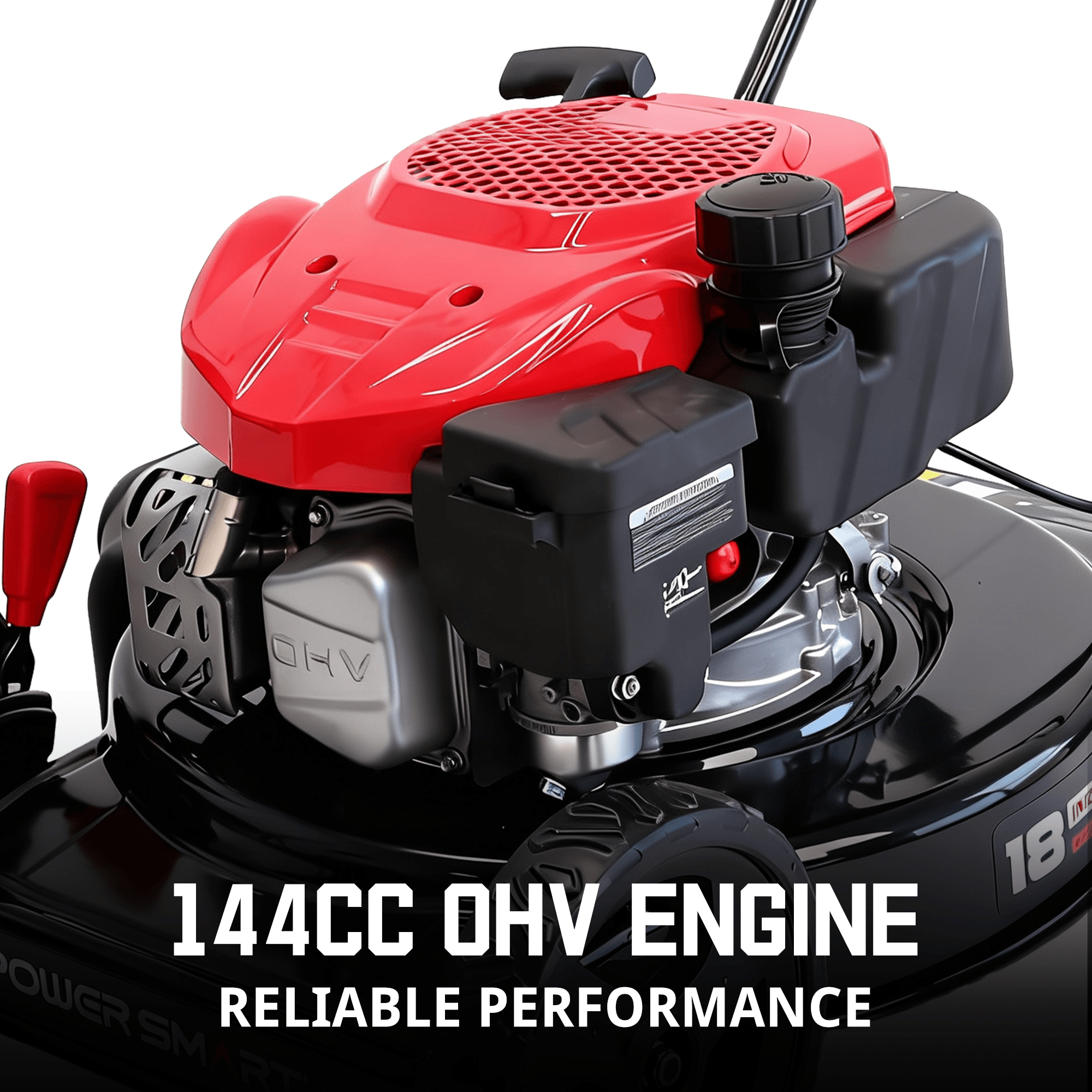 18'' 144cc Gas Push 2-in-1 Lawn Mower DB8618C
