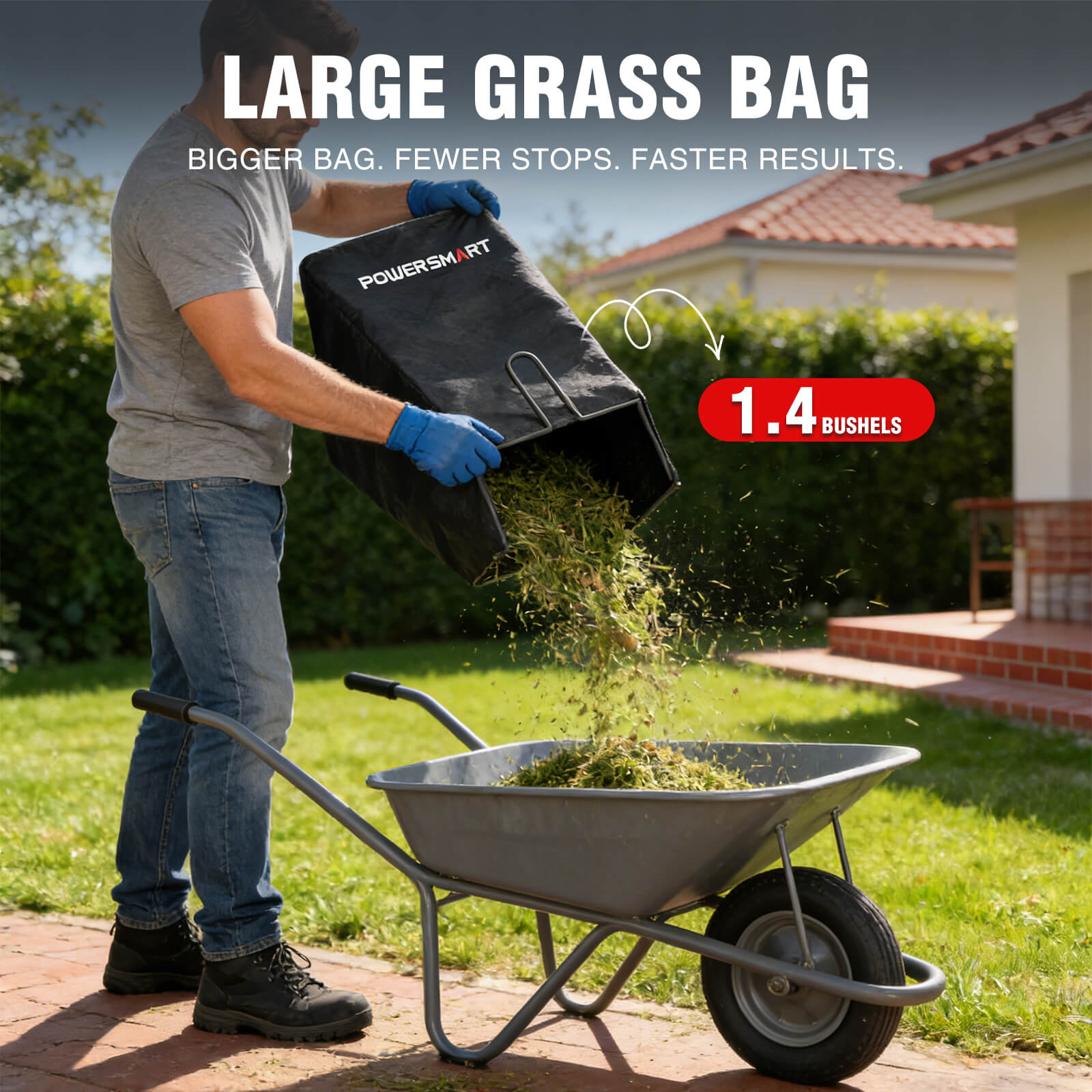 17" 144cc Gas Push 3-in-1 Lawn Mower DV8618P/V8617P