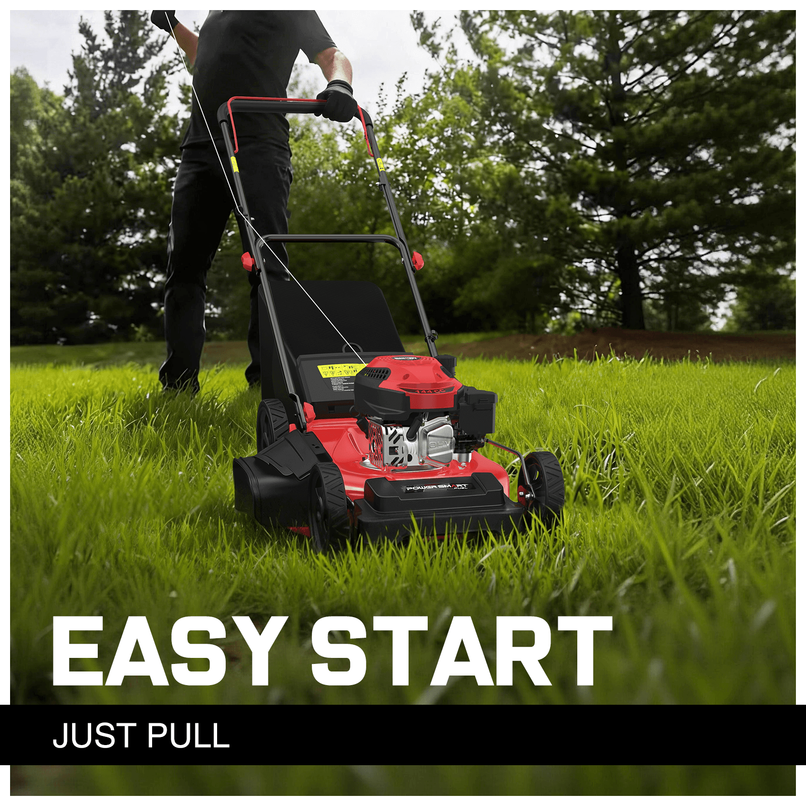 21" 144cc Gas Push 3-in-1 Lawn Mower  DB8621P