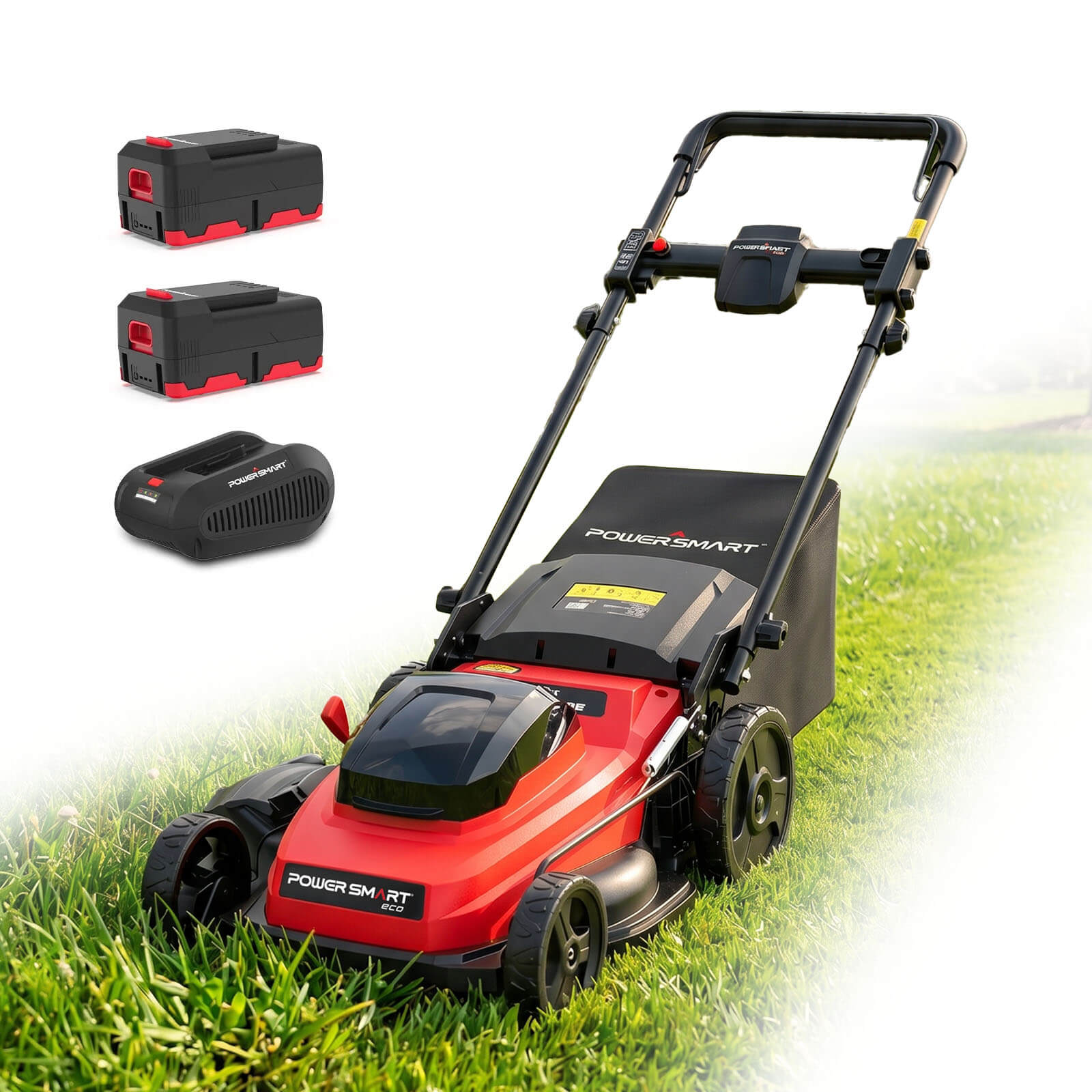 40V 20” Self-propelled Lawn Mower w/ Two 4.0Ah Battery MB2420SA