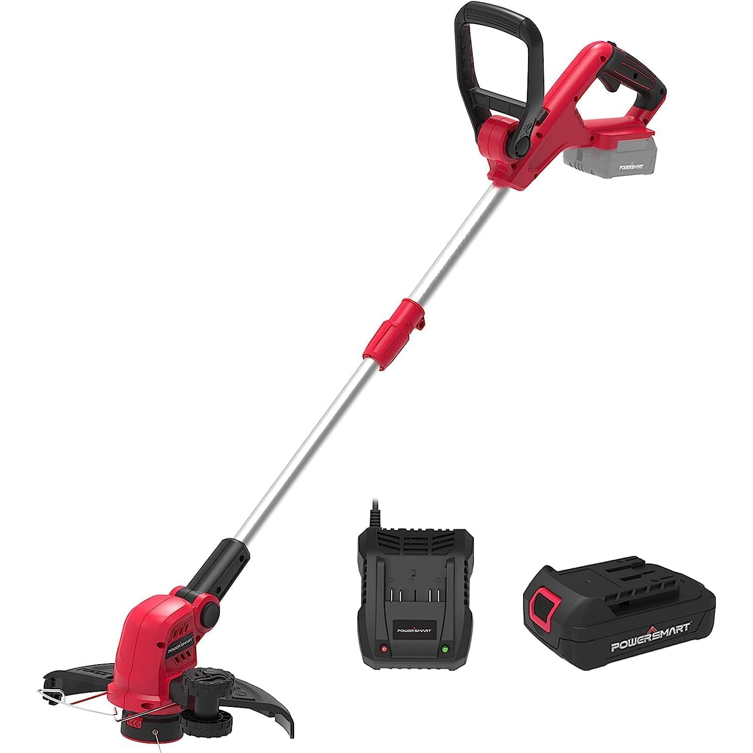 Parts: String Trimmer Replacement Spools & Caps for PowerSmart PS76112A, DB2603 & DB2603RB (10 Spools + 4 Caps)